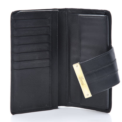 Gucci Guccissima Ladies Web Long Wallet Black 5 of 10