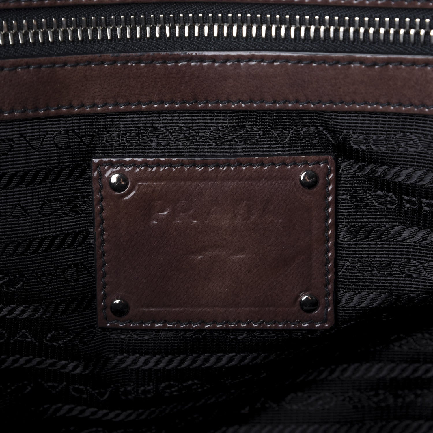 Prada Vernice Sfumata Bowler Nudo Black 8 of 11