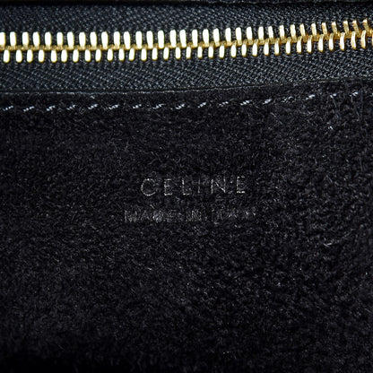 Celine Soft Grained Calfskin Sangle Bucket Bag Black 6 of 8