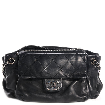 Chanel Lambskin Diamond Stitch Shoulder Bag Black 1 of 6