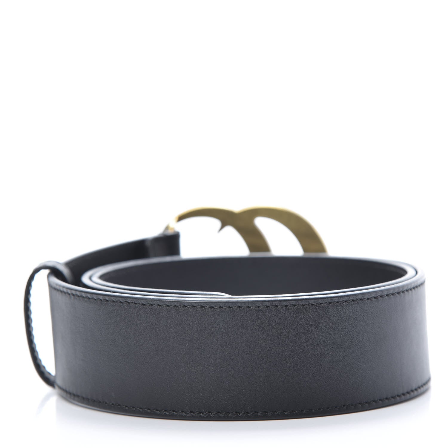 Gucci Calfskin Double G 40mm Belt 80 32 Black 2 of 6