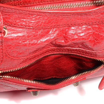 Balenciaga Agneau Giant 12 Rose Gold Hardware City Rouge Coquelicot 10 of 12
