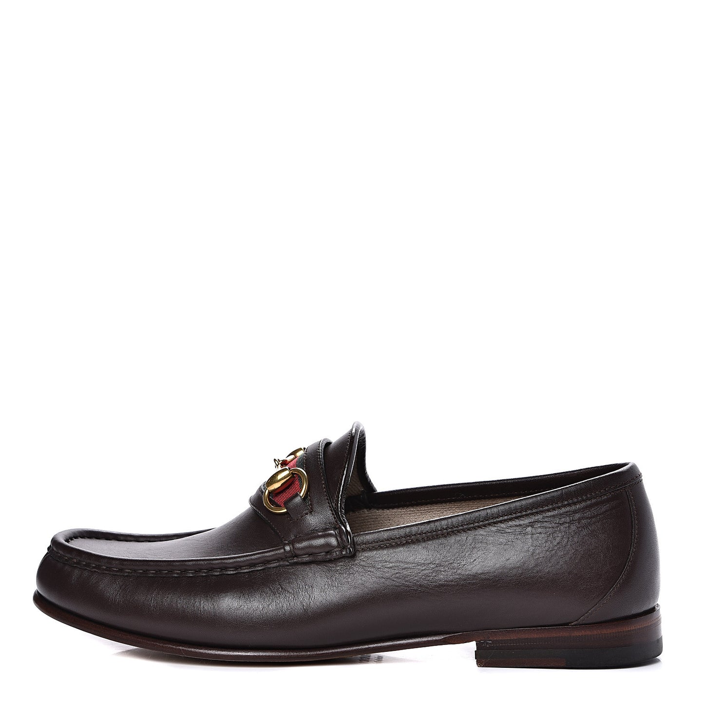 Calfskin Cirano Lux Web Mens 1953 Horsebit Loafers 8.5 Brown
