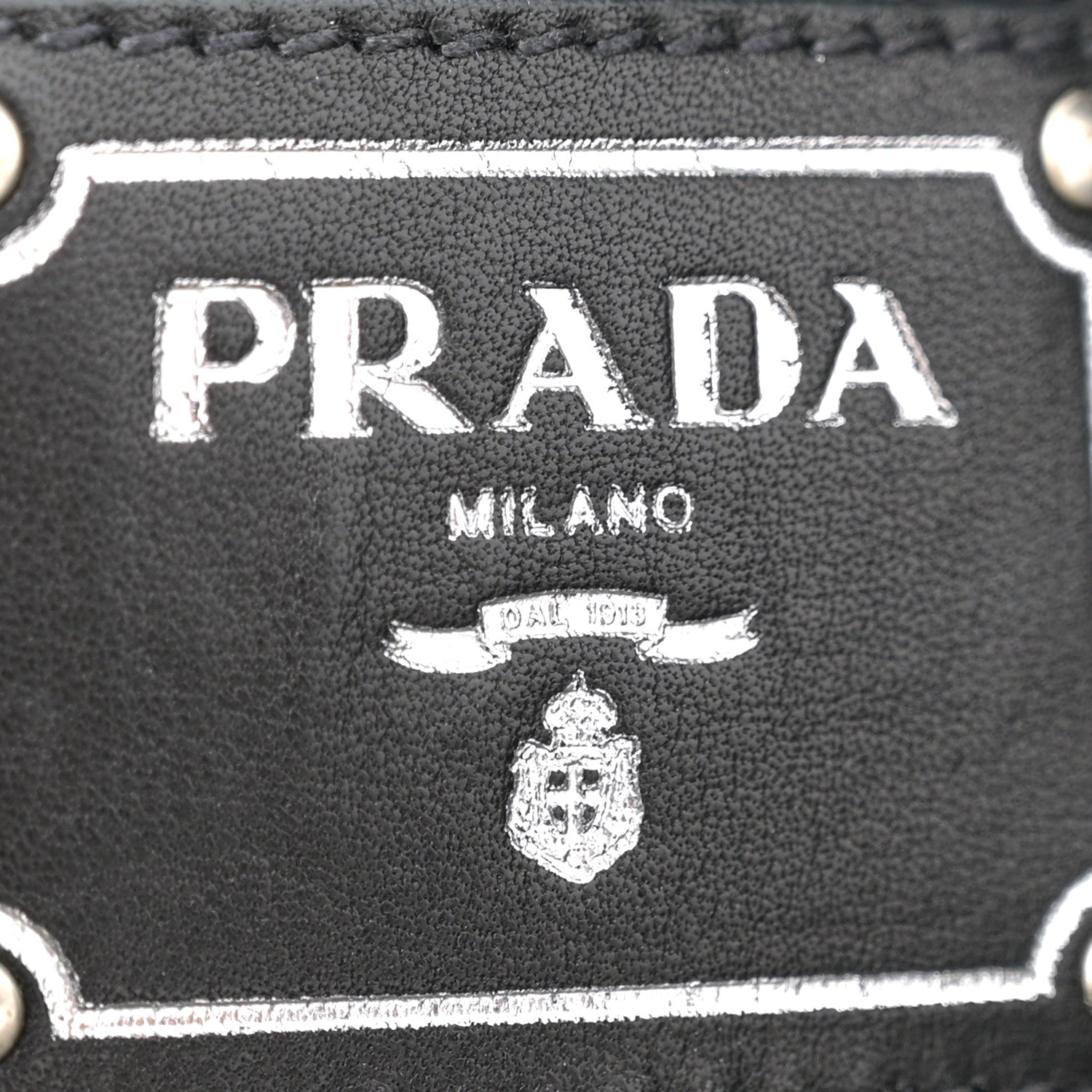 Prada Soft Calf Chain Tote Black 6 of 10