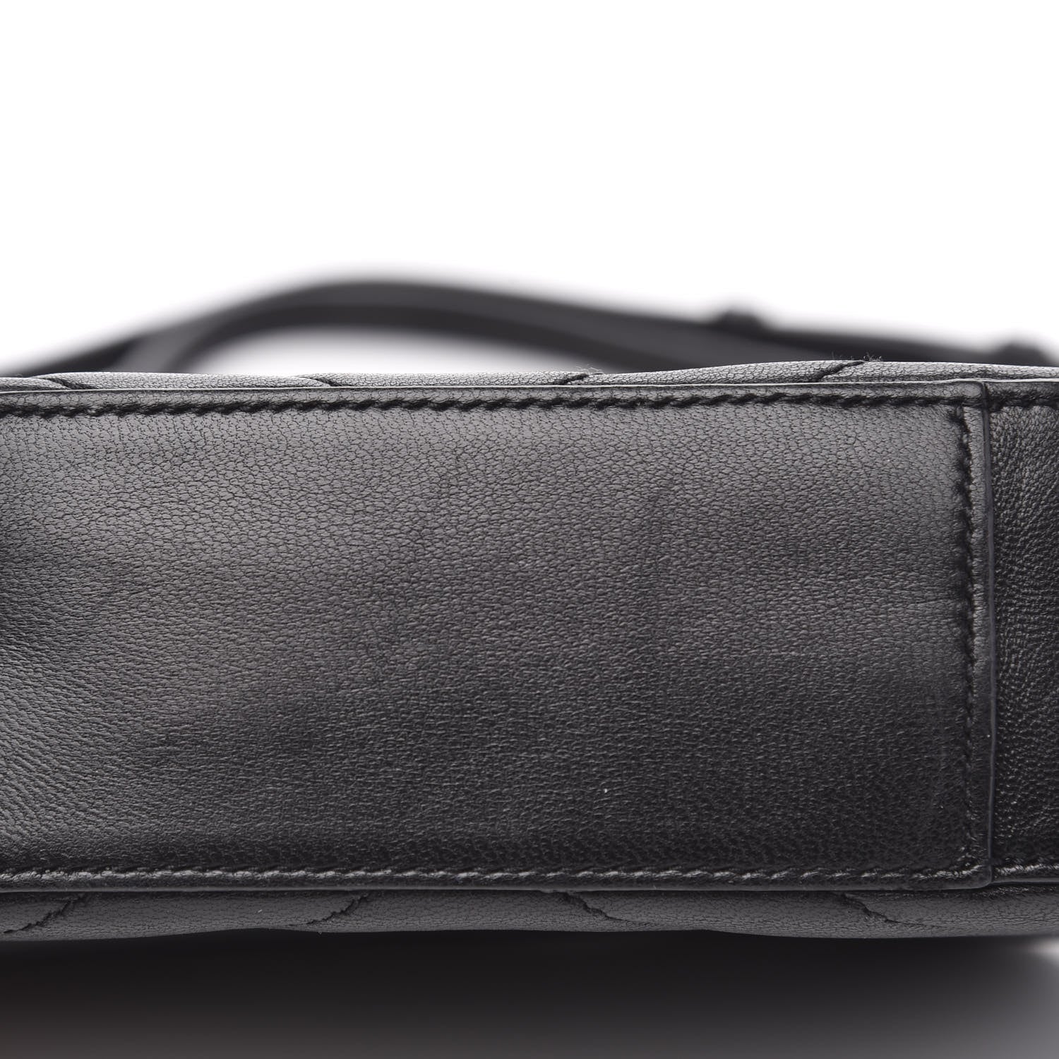 Saint Laurent Lambskin Chevron Small Classic Monogram Camera Bag Nero Black 9 of 12