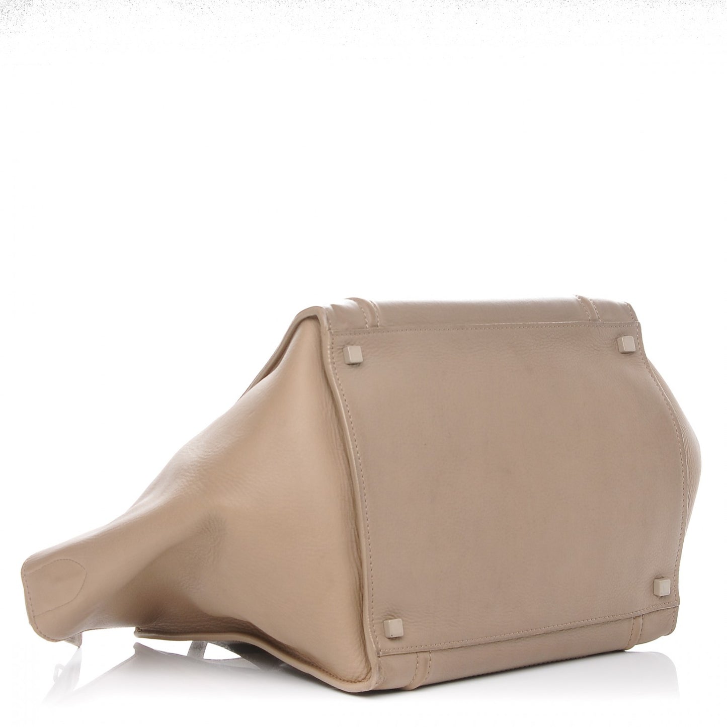 Supple Calfskin Medium Phantom Luggage Light Khaki