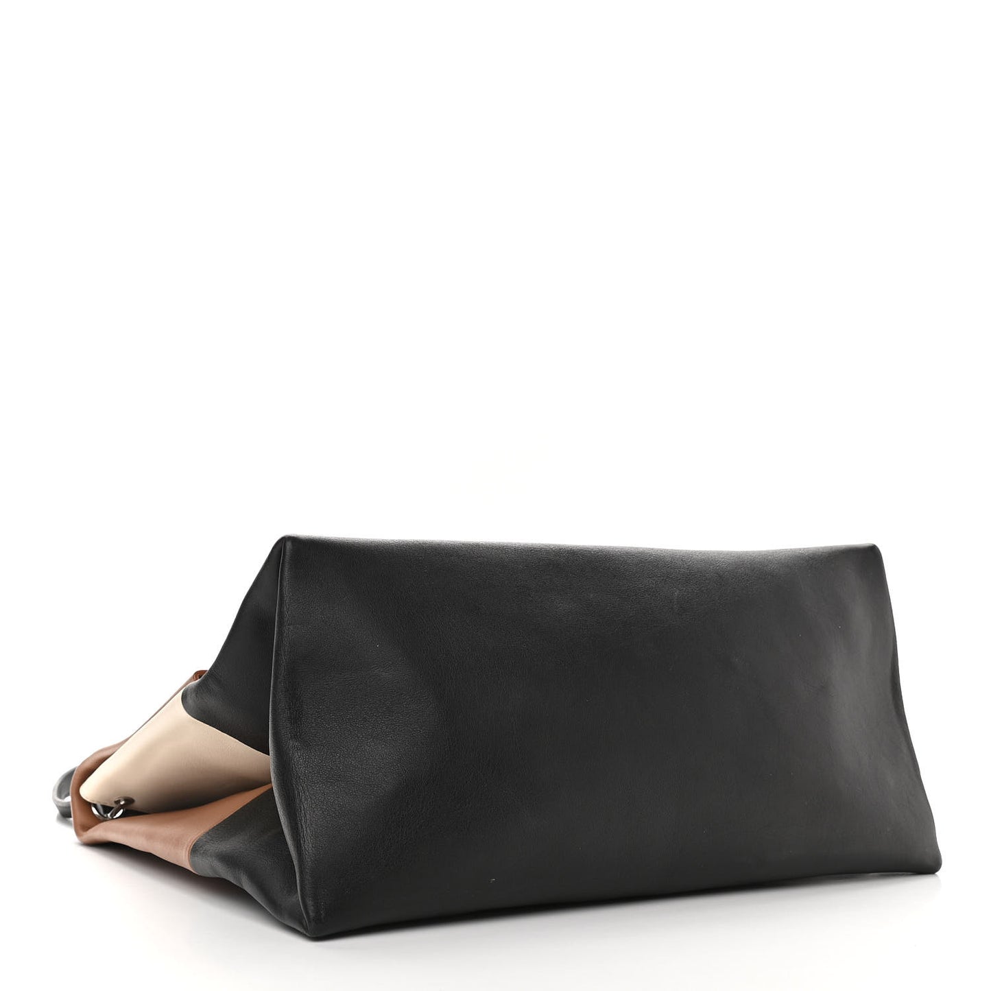 Calfskin All Soft Shoulder Bag Tan