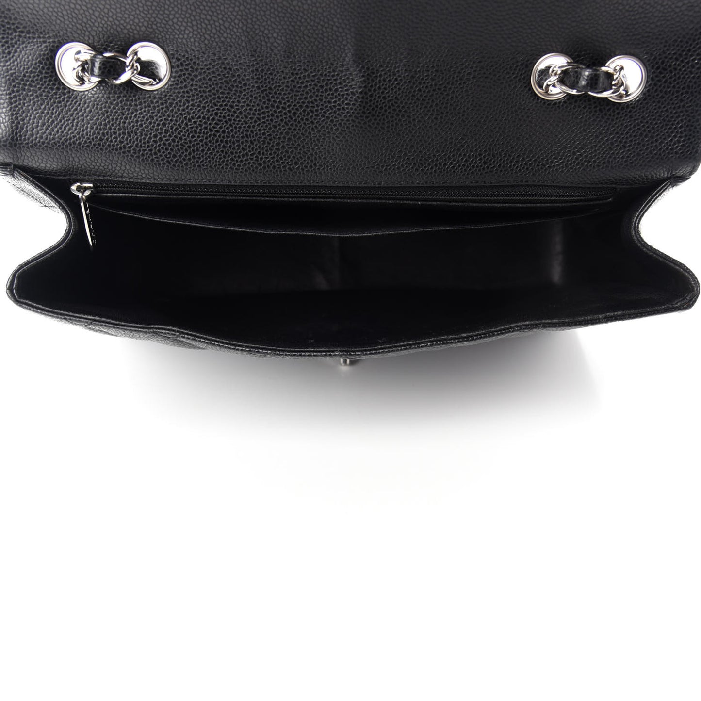 Caviar Quilted Jumbo Single Flap Black