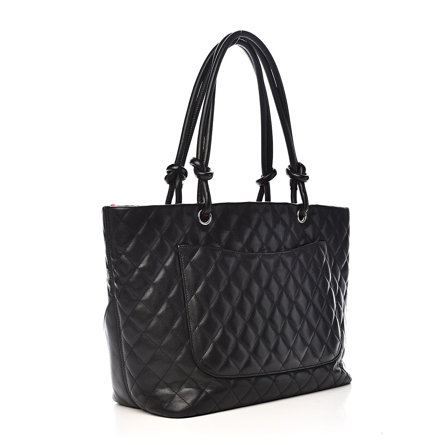 Chanel Calfskin Quilted Large Cambon Tote Black 3 of 13