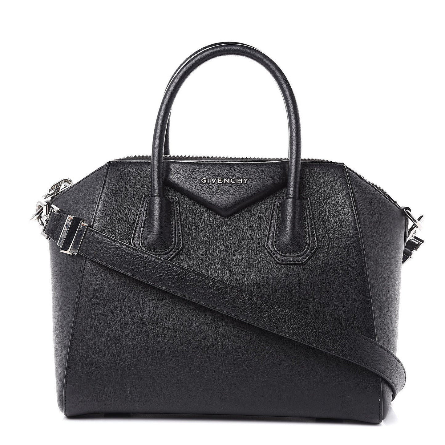 Sugar Goatskin Small Antigona Black