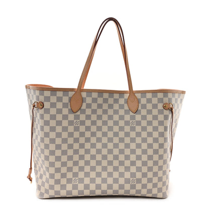 Louis Vuitton Damier Azur Neo Neverfull GM Rose Ballerine 1 of 11
