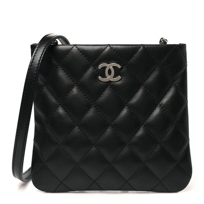 Chanel Lambskin Quilted Crossbody Bag Black 1 of 11