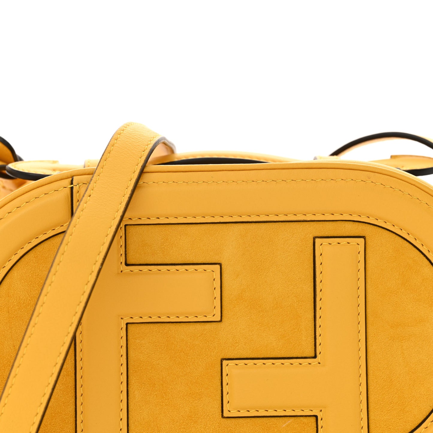 Vitello Grace Camoscio O'Lock Mini Camera Case Mimosa