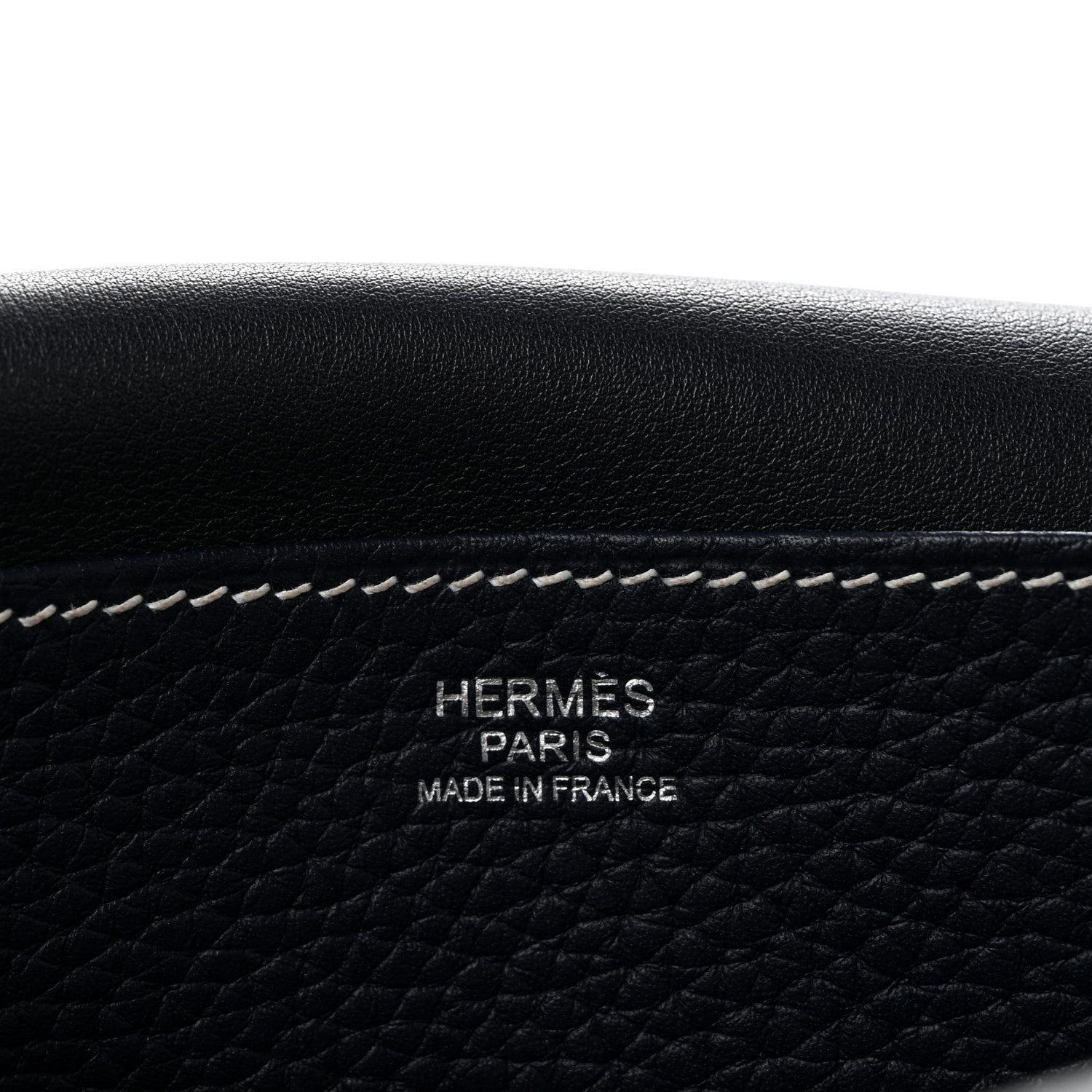 Hermes Taurillon Clemence Halzan 31 GM Bleu Nuit 6 of 12