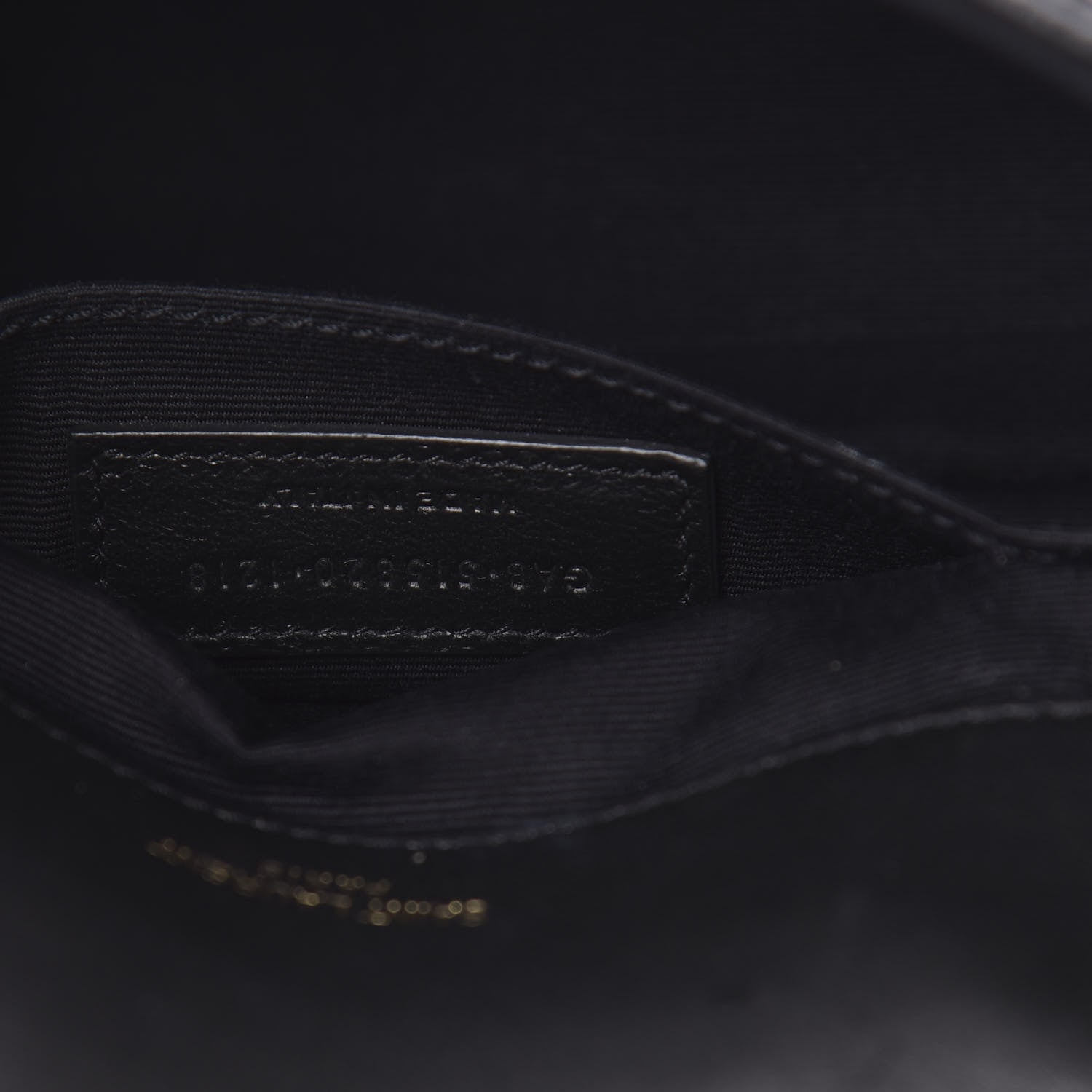 Saint Laurent Lambskin Patchwork Monogram Small Jamie Black 7 of 13