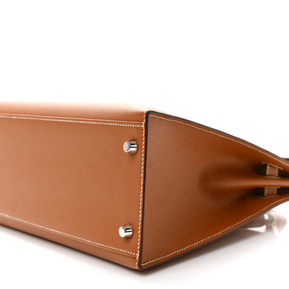 Hermes Epsom Kelly Sellier 32 Gold 7 of 9