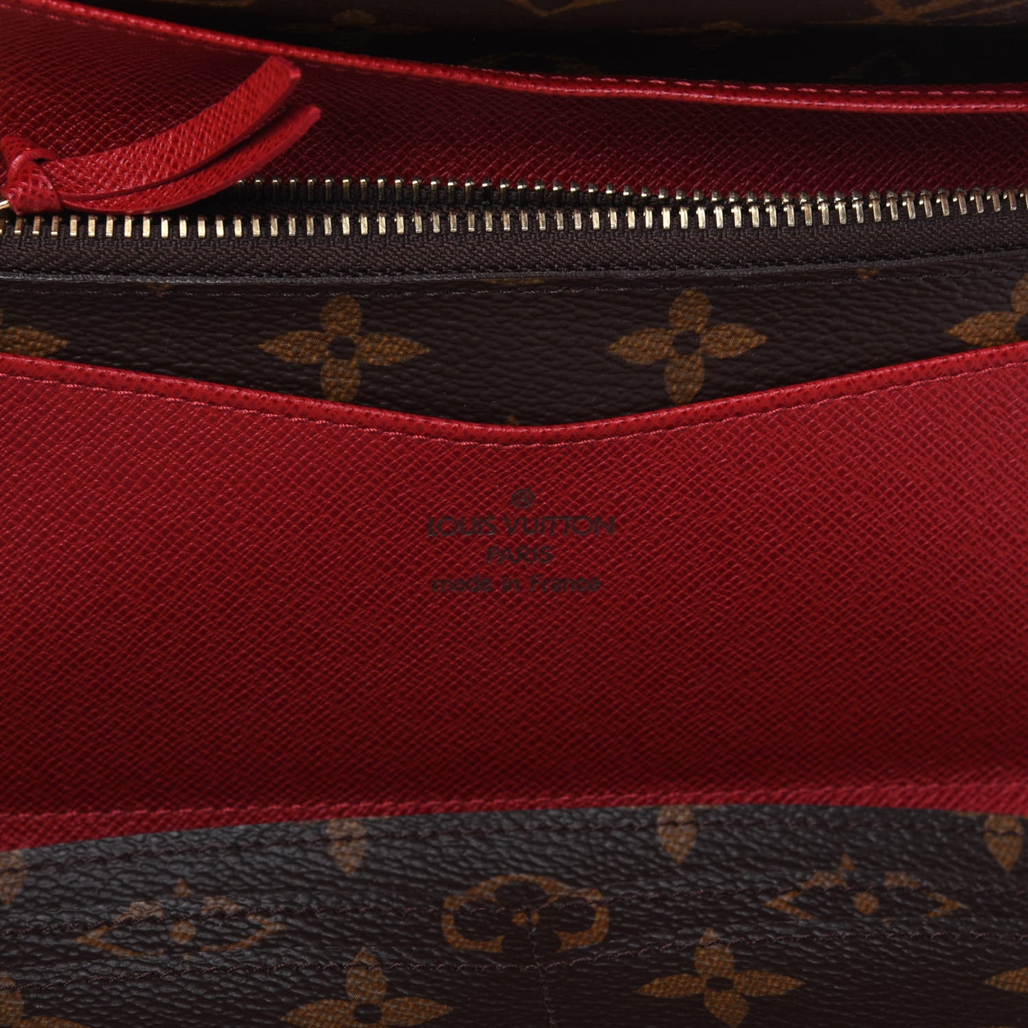 Monogram Josephine Wallet Rouge