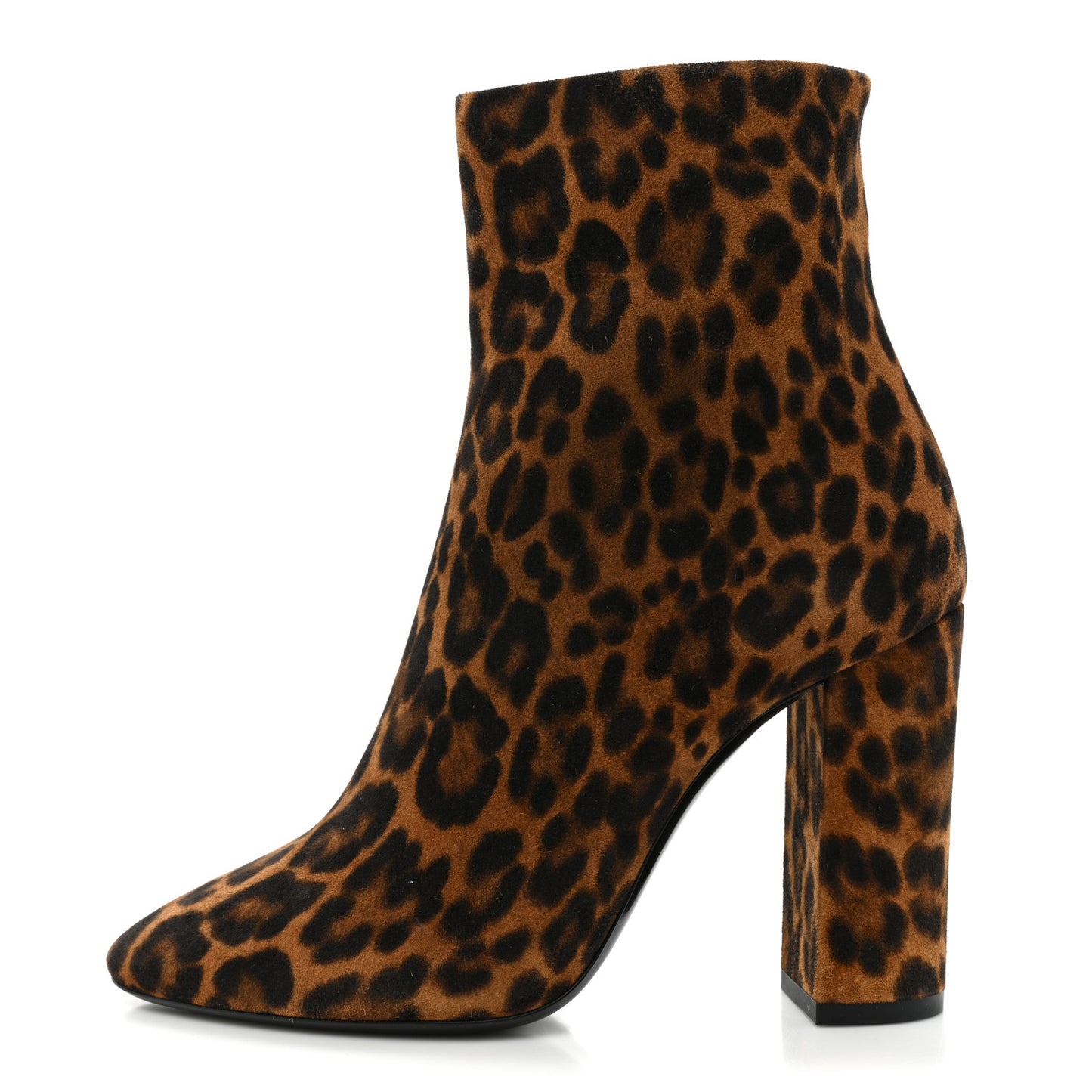 Suede Lou Ankle Boots 35.5 Leopard