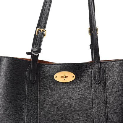 Mulberry Small Classic Grain Bayswater Tote Black 12 of 12