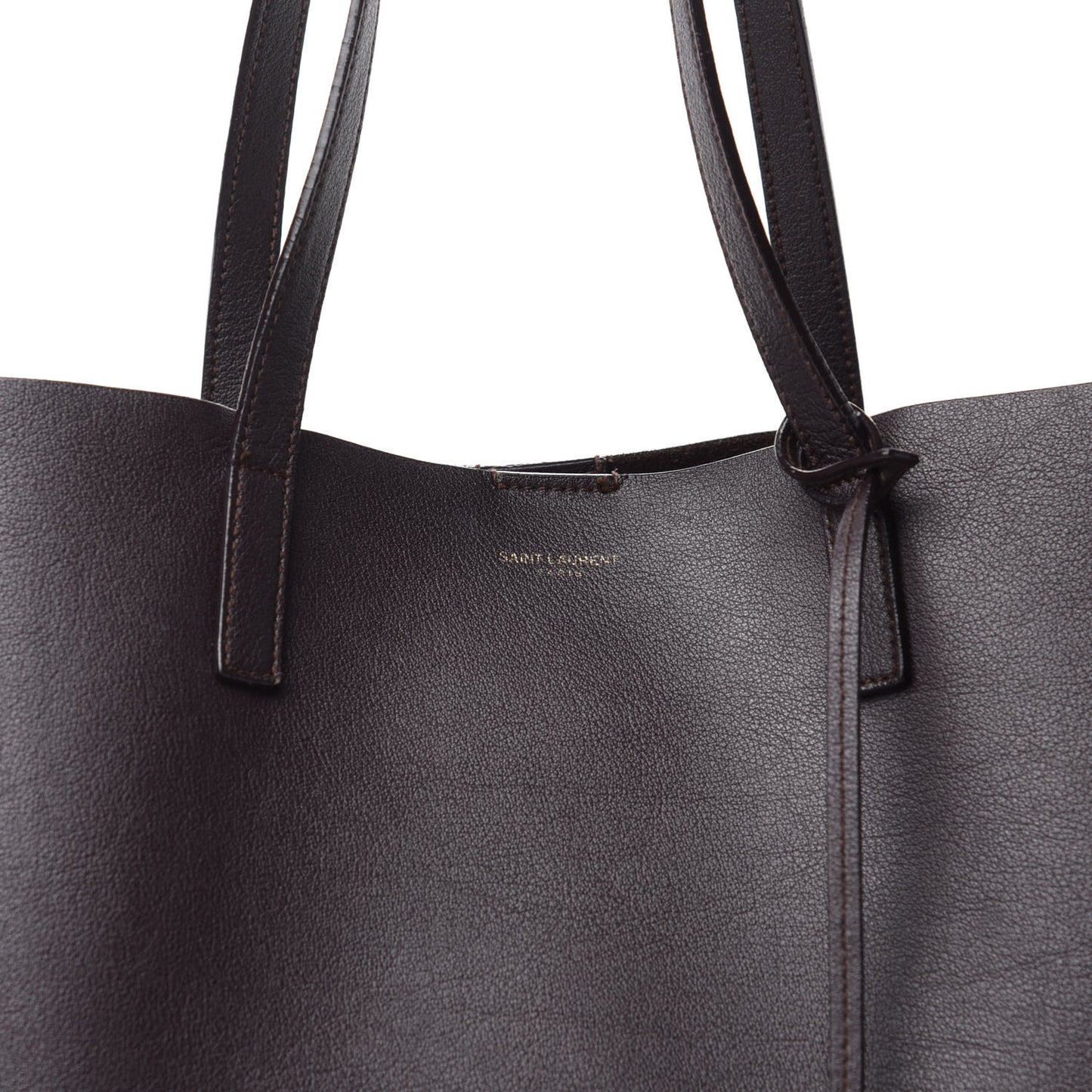 Calfskin Large Shopping Tote Amaranto