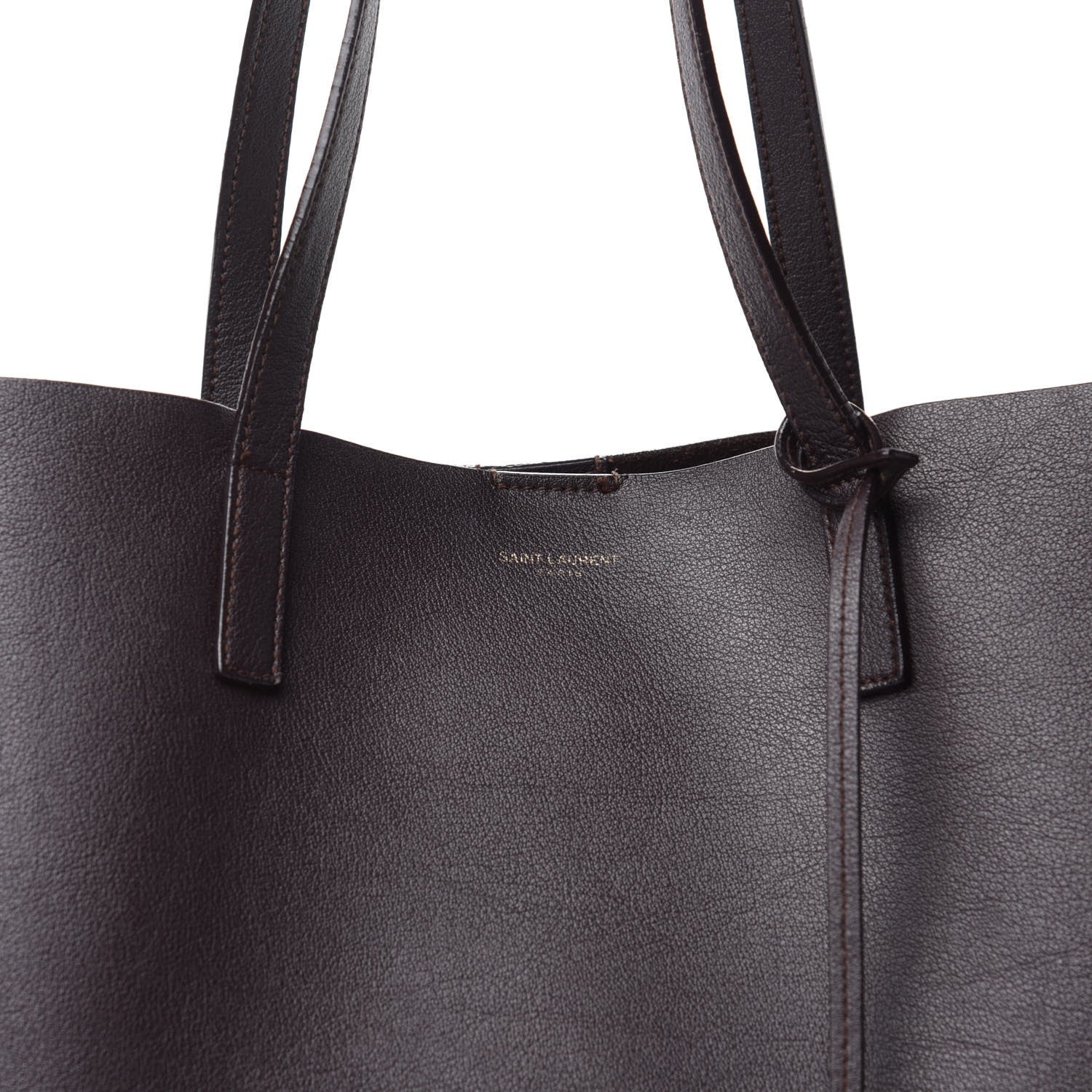 Saint Laurent Calfskin Large Shopping Tote Amaranto 20 of 20
