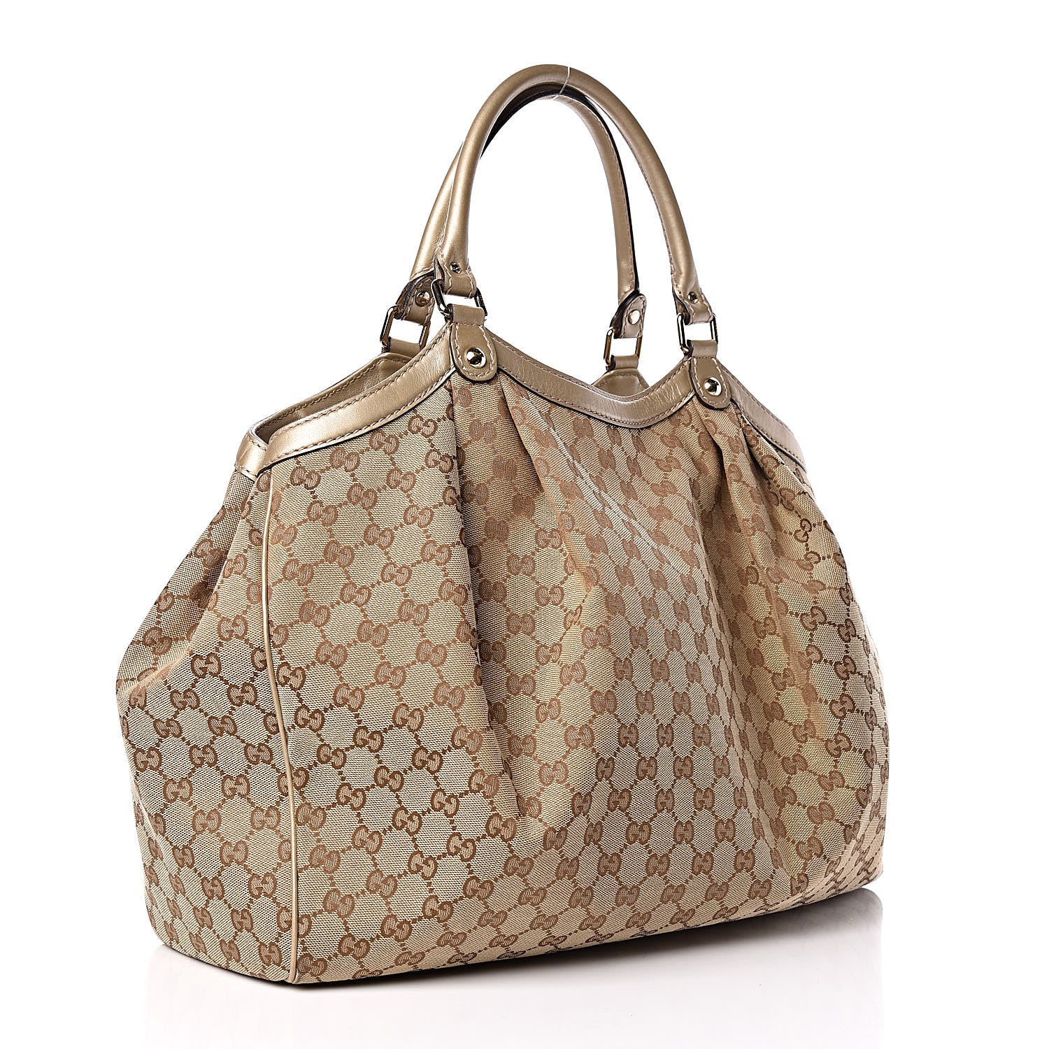 Gucci Monogram Large Sukey Tote Champagne 3 of 15