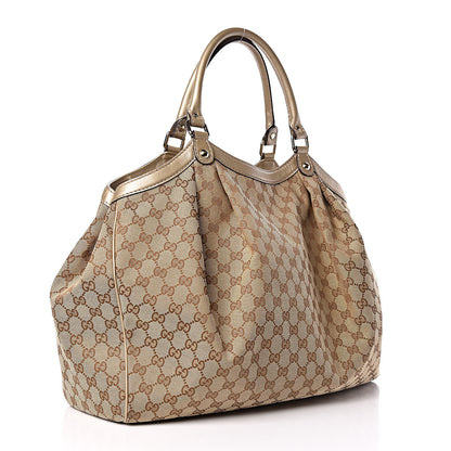 Gucci Monogram Large Sukey Tote Champagne 3 of 15