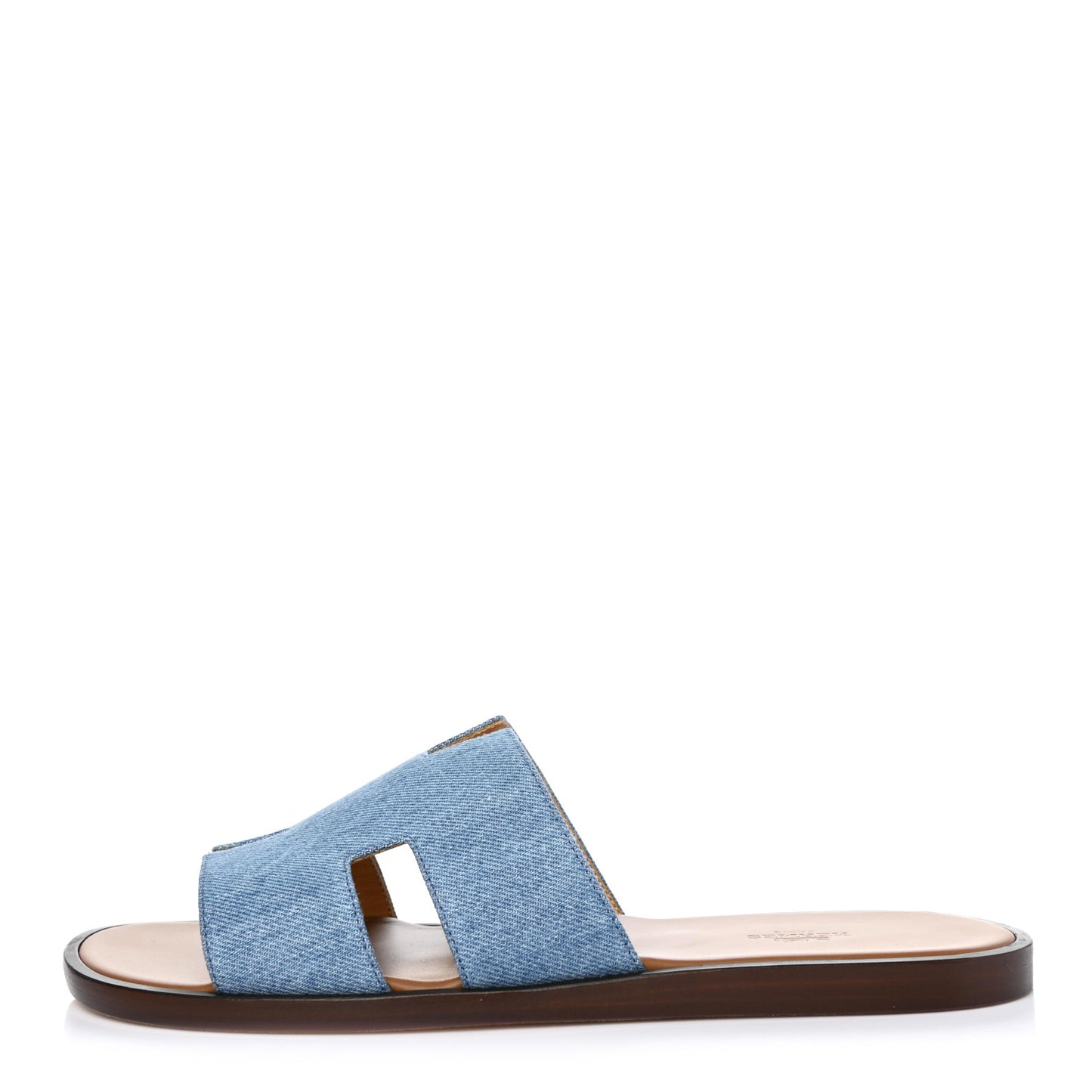 Denim Canvas Mens Izmir Sandals 42 Bleu Clair