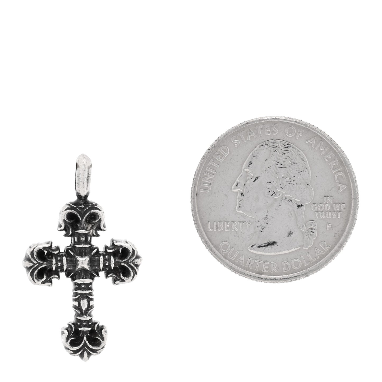 Sterling Silver Filigree Cross Pendant
