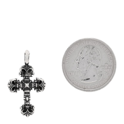 Chrome Hearts Sterling Silver Filigree Cross Pendant 2 of 3
