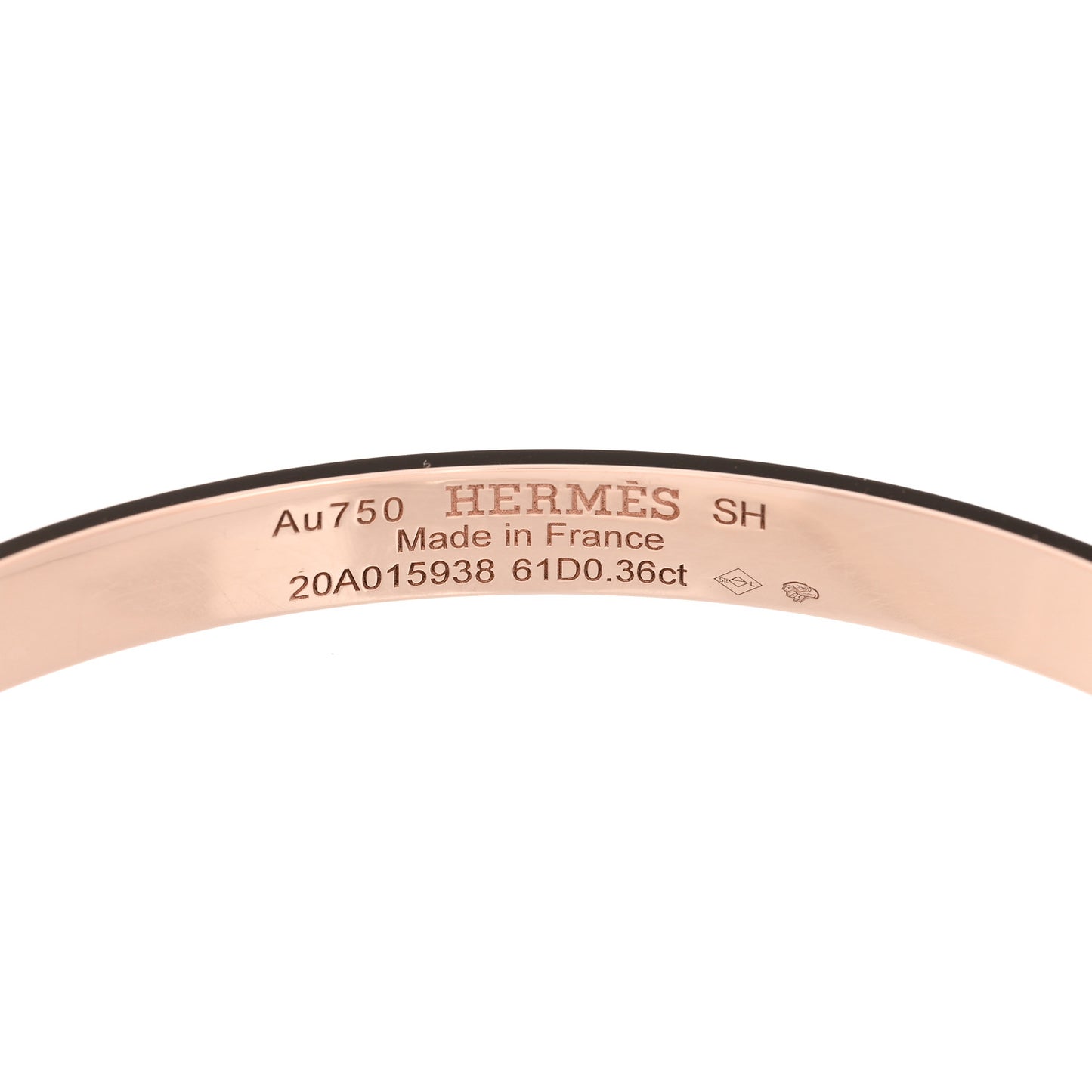 18K Rose Gold Diamond PM Kelly Pave Bracelet SH