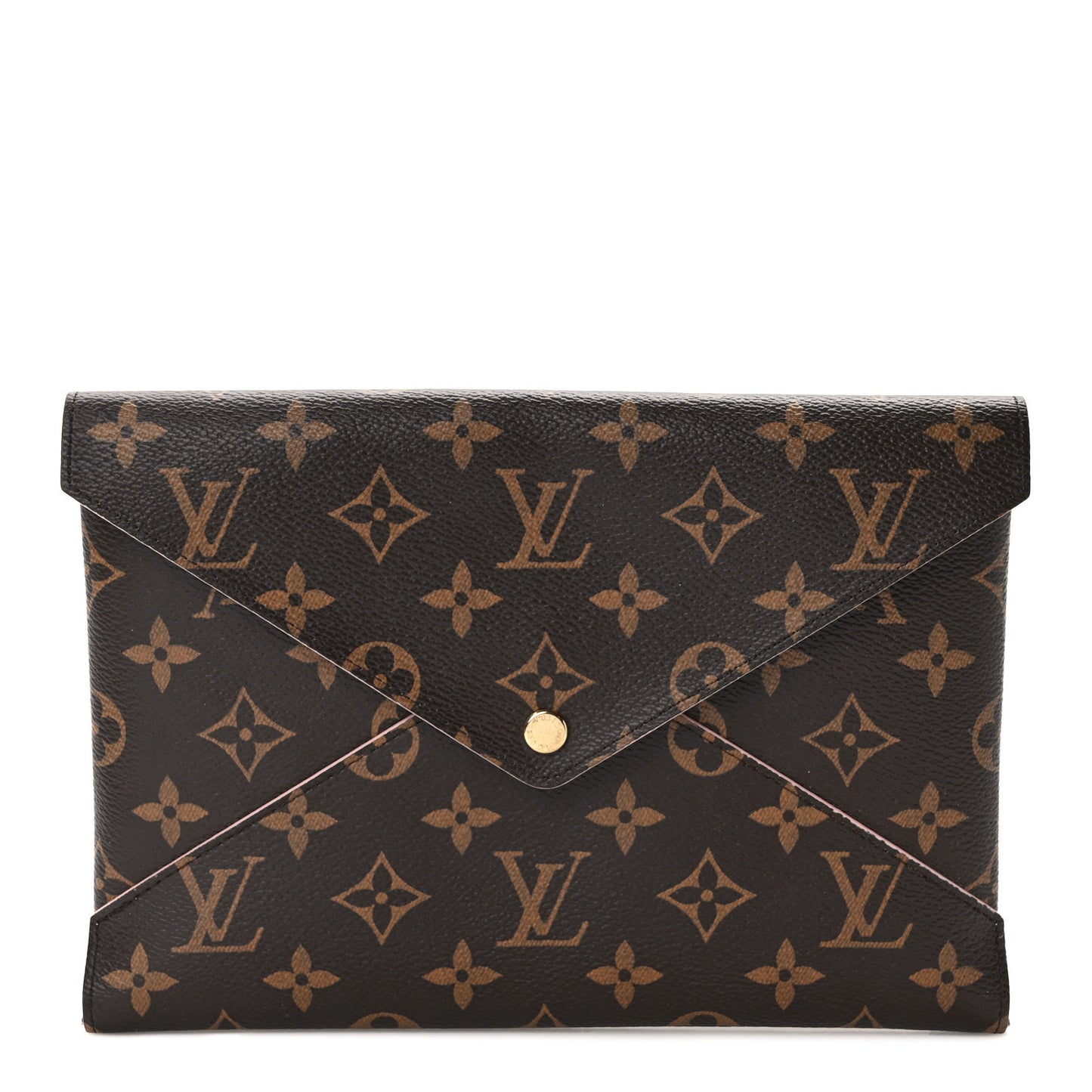 LOUIS VUITTON Monogram Large Kirigami Pochette Insert Rose Ballerine