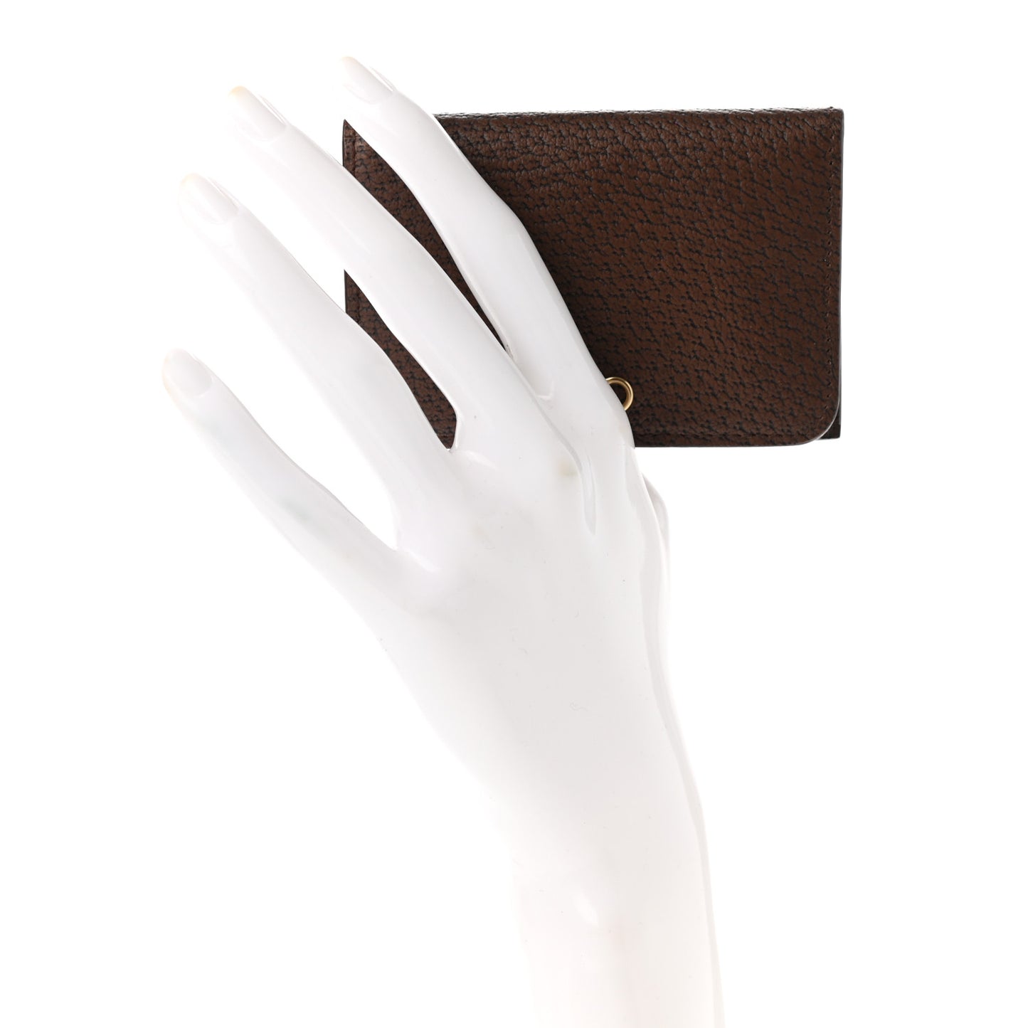 Pigskin Gancini Coin Case Brown