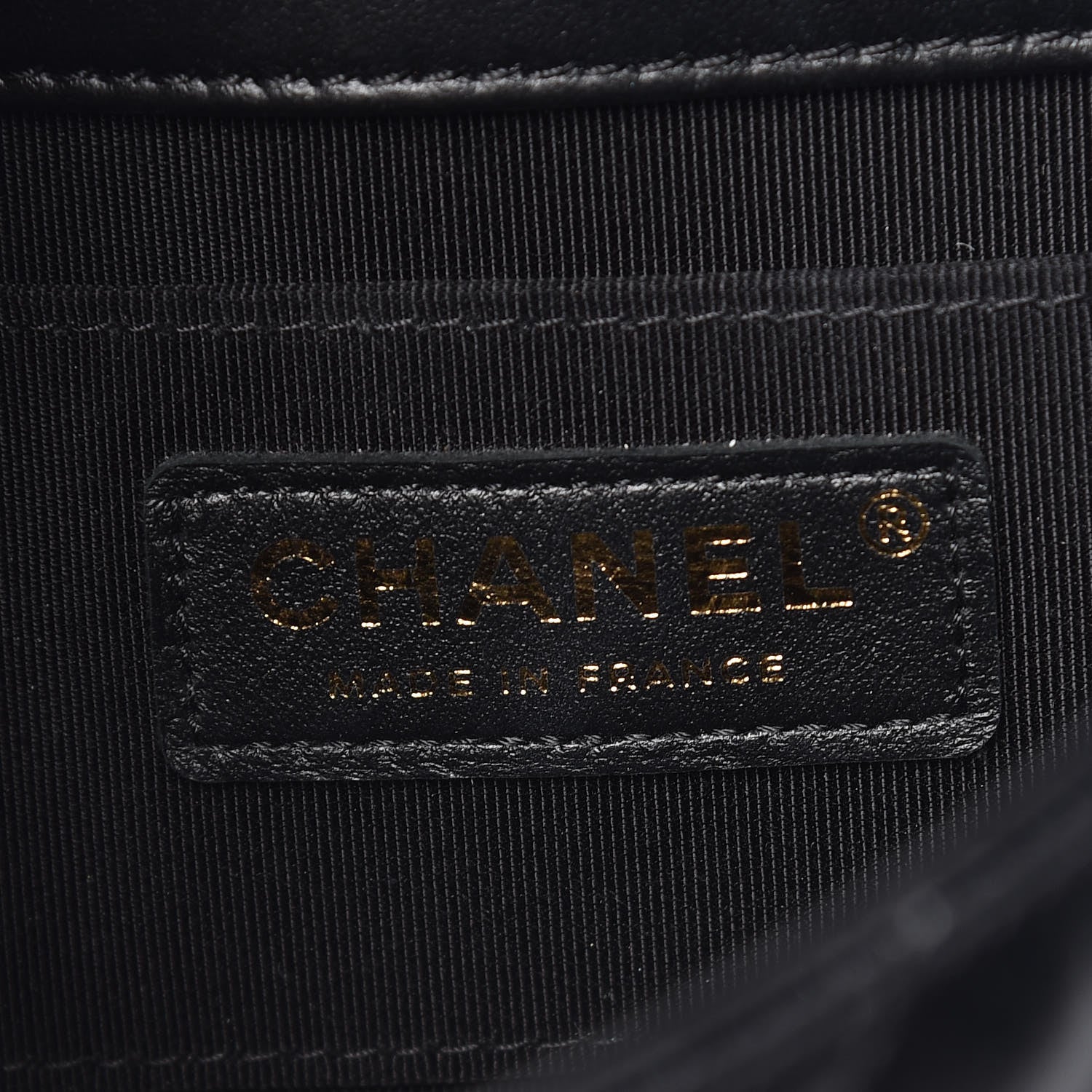 Chanel Glazed Calfskin Chevron Quilted Small Hampton Flap Black 8 of 11