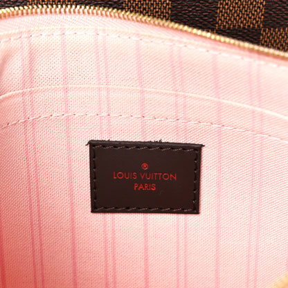 Louis Vuitton Damier Ebene Neo Neverfull MM Rose Ballerine 10 of 13