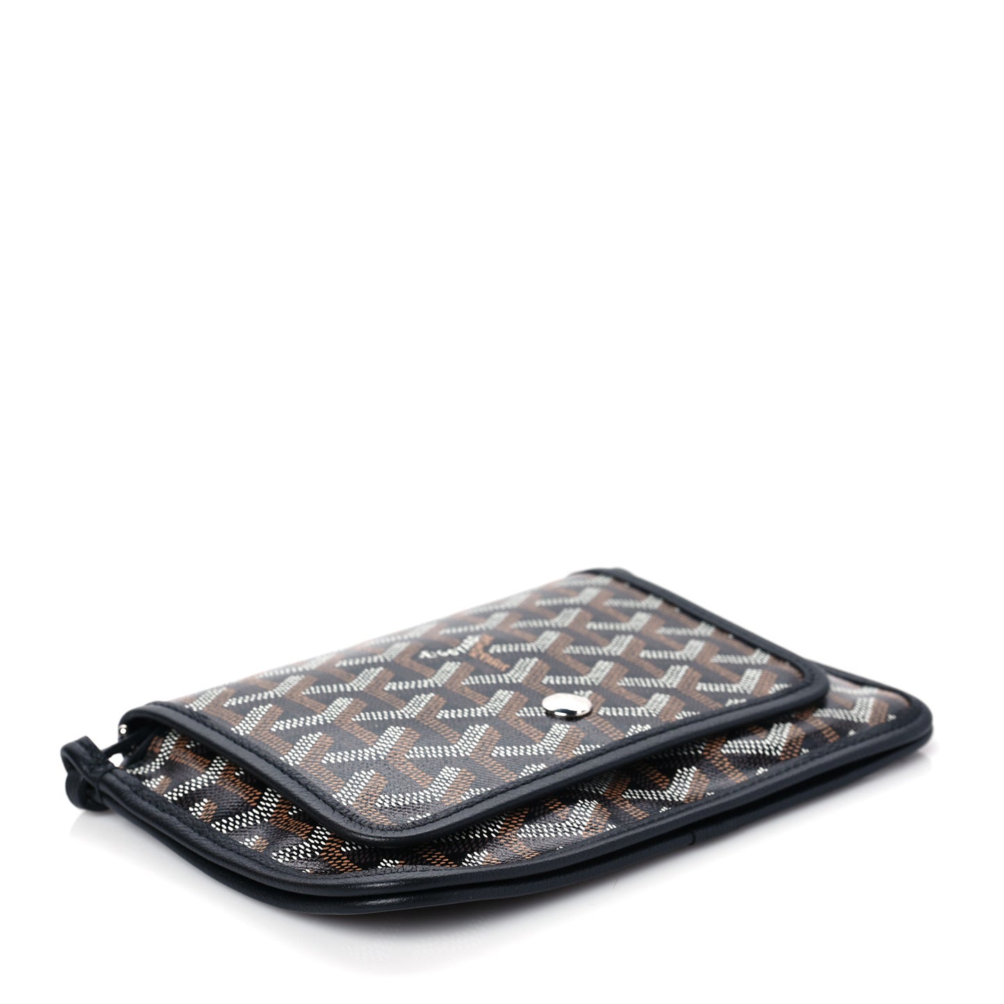 Goyardine Plumet Wallet Clutch Black