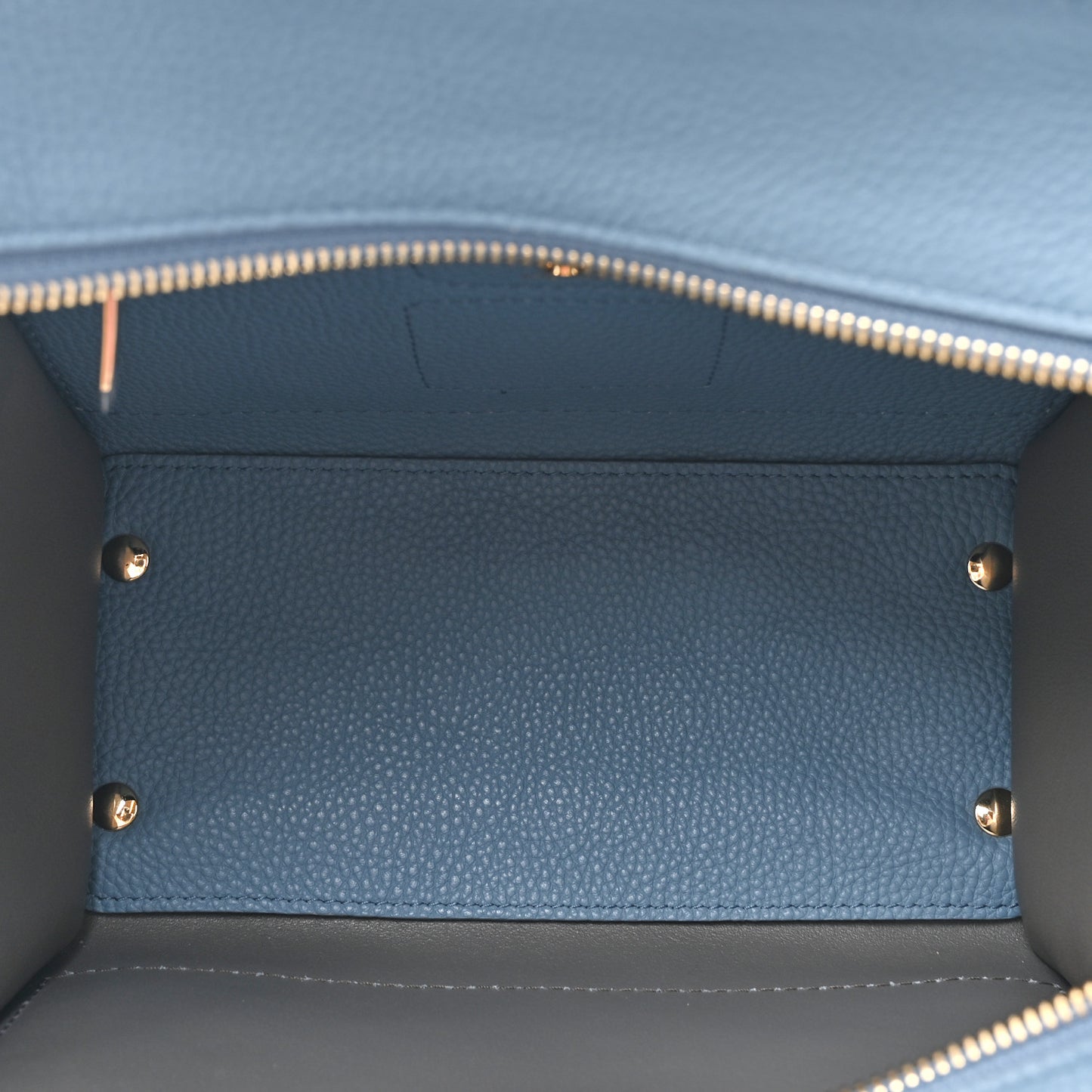 Hammered Calfskin Double Handle Small Amy Tote  Chambry