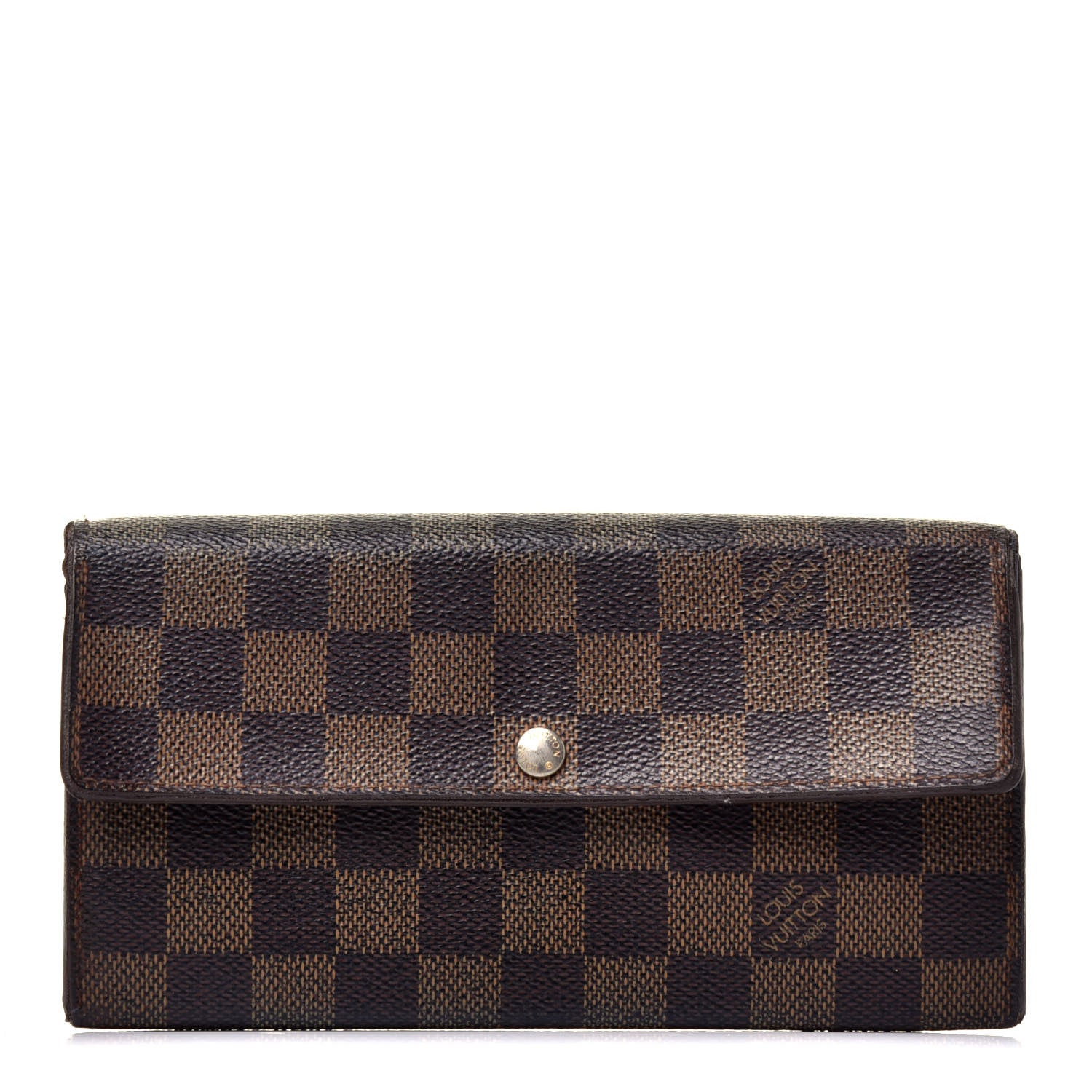 Louis Vuitton Damier Ebene Sarah Wallet 1 of 11