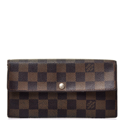Louis Vuitton Damier Ebene Sarah Wallet 1 of 11