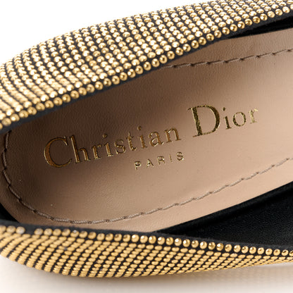 Christian Dior Suede Studded D-Choc 90mm Pumps 42 Black Gold 7 of 11