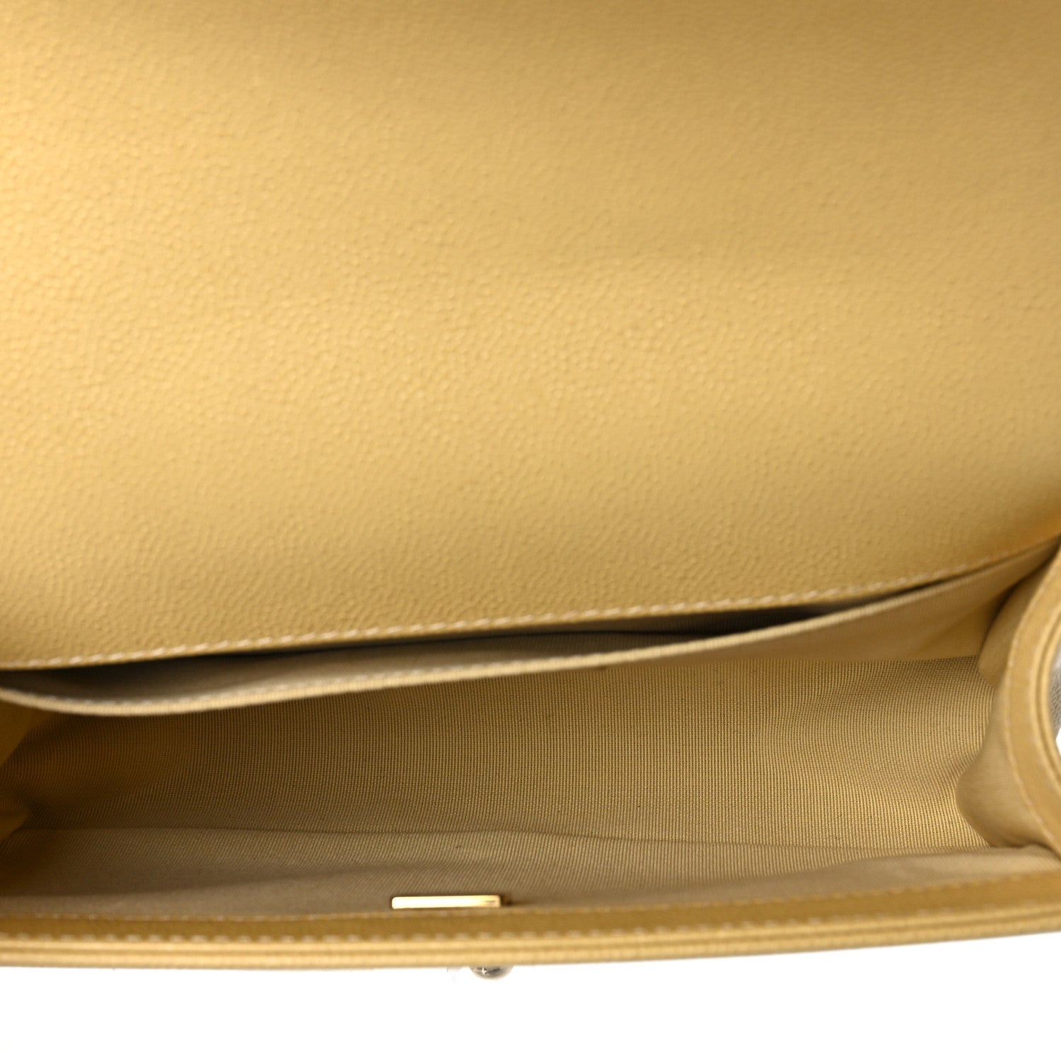 Chanel Caviar Quilted Medium Boy Flap Yellow 4 of 8