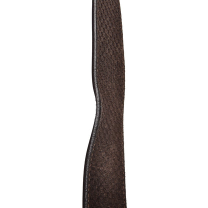 Louis Vuitton Suede Calfskin Mini Damier 40mm LV Initiales Belt 85 34 Moka 7 of 9