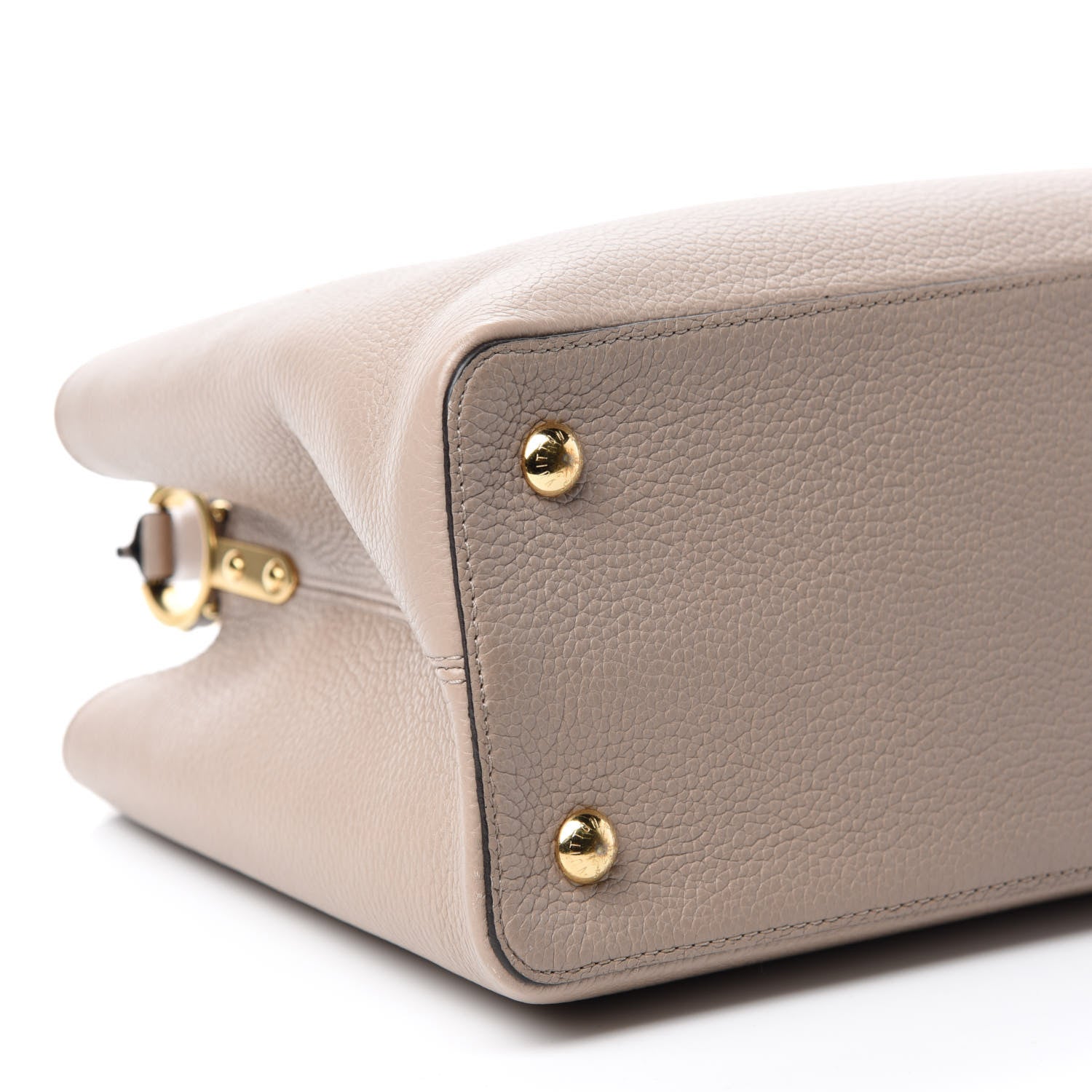 Louis Vuitton Taurillon Capucines MM Galet 6 of 9