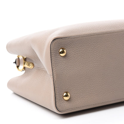 Louis Vuitton Taurillon Capucines MM Galet 6 of 9