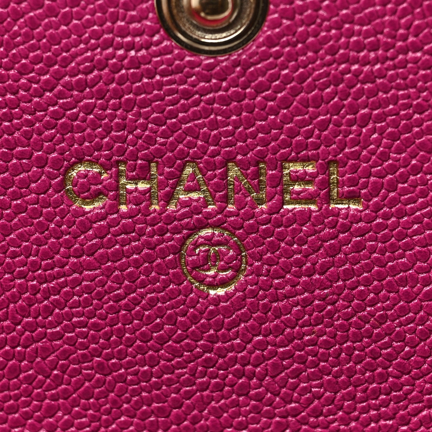 Chanel Caviar Quilted Large Boy Gusset Flap Wallet Fuchsia 6 of 9