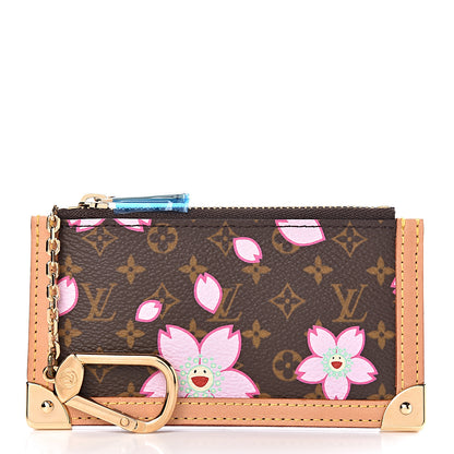 Louis Vuitton Monogram Cherry Blossom Key Pouch Brown 1 of 7