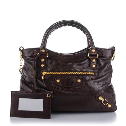 Balenciaga Agneau Giant 12 Gold Hardware Town Cigare Fonce 1 of 7