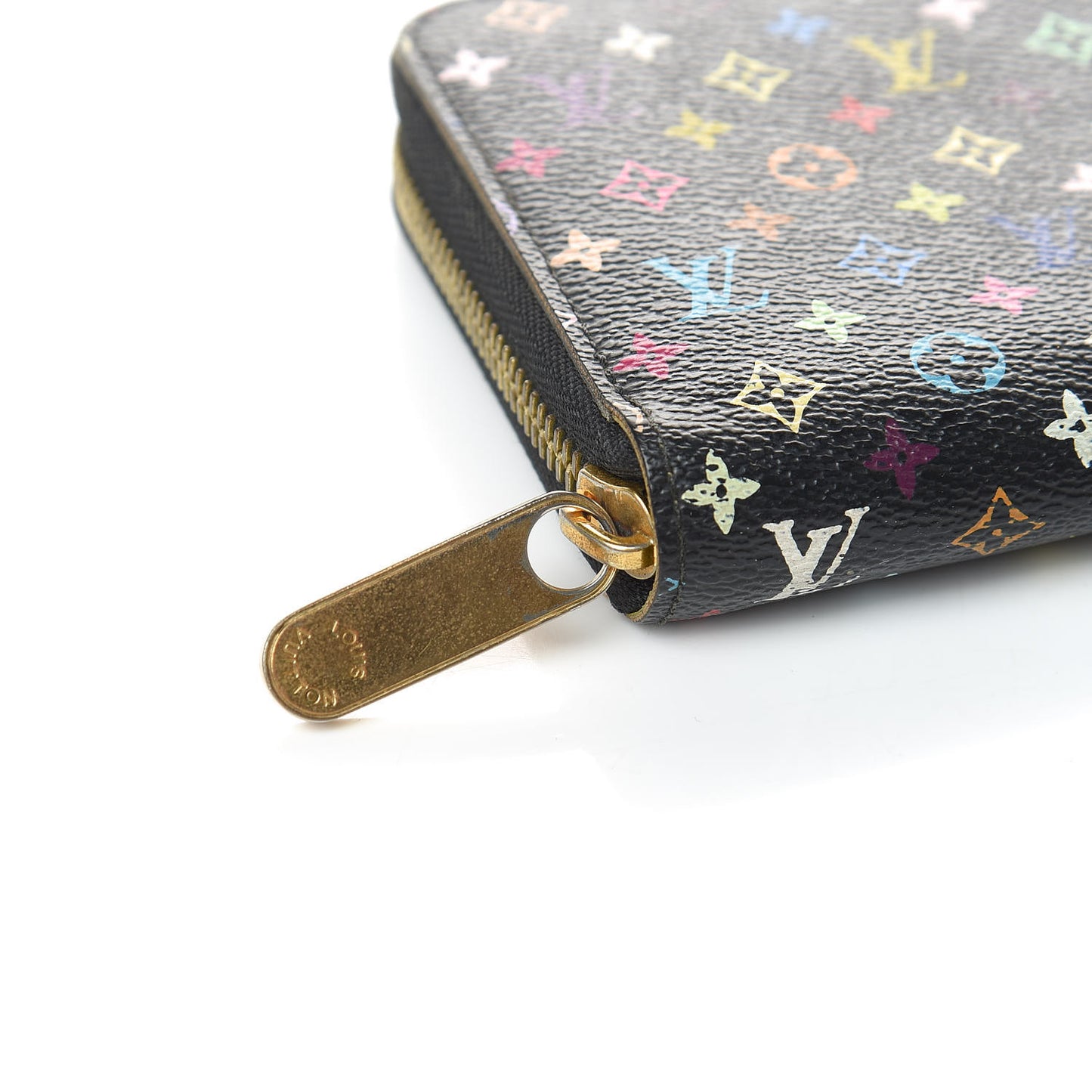 Monogram Multicolor Zippy Wallet Black Pistachio
