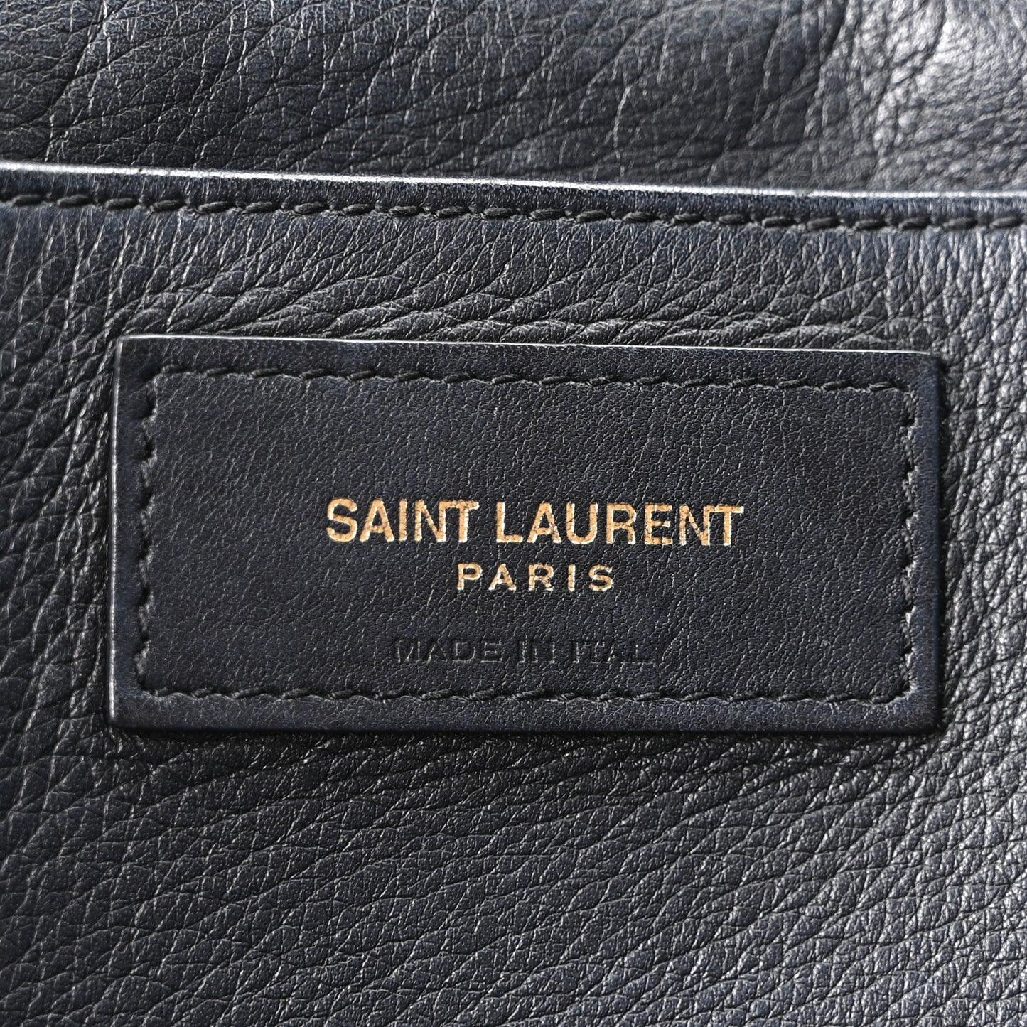 Calfskin Small Classic Y Cabas Black