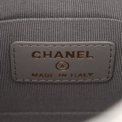 Chanel Caviar Quilted Camera Case Grey 7 of 12